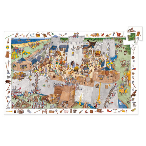 puzzle chateau fort djeco 2