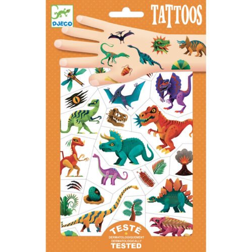 tatouages dinosaures djeco