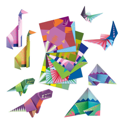 origami dinosaures djeco 3