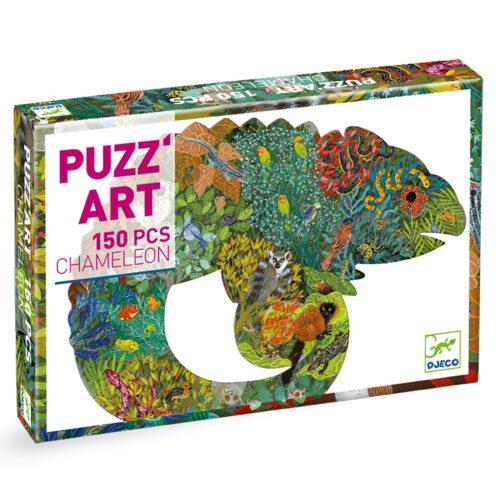 puzzle chameleon djeco 1