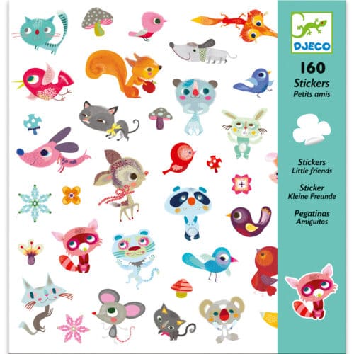160 stickers petits amis djeco