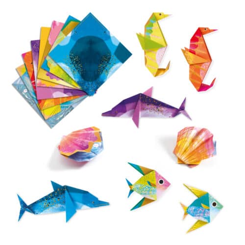 origami animaux marins djeco 3