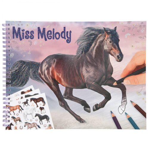 album a colorier cheval miss melody 1