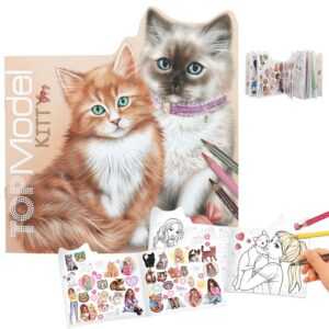 livre de coloriage kitty top model