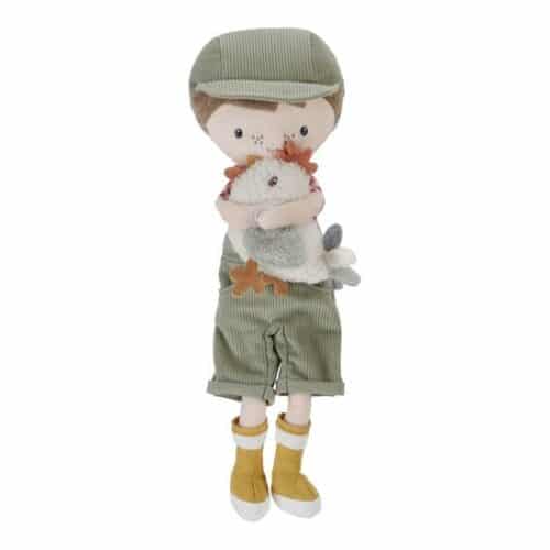 0025786 little dutch poupee fermier jim avec poulet 35cm little farm 0 550