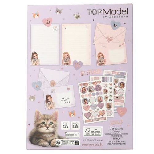 papier lettres catlove topmodel