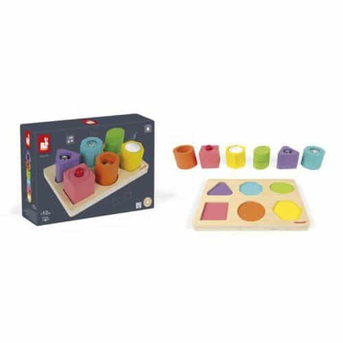 BLOCS SENSORIELS PUZZLE JANOD