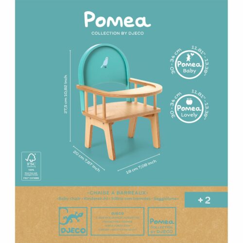 pomea chaise bois
